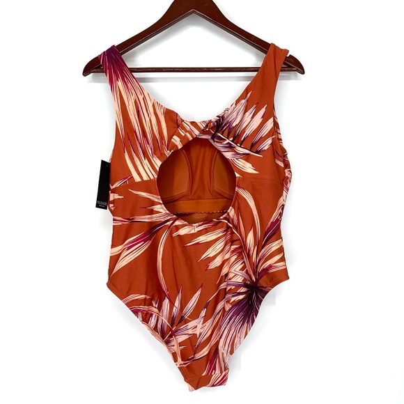 Palisades Beach Club Burnt Ochre Palm Desert One Piece Swimsuit Nwt Size 14W - Picture 2 of 16
